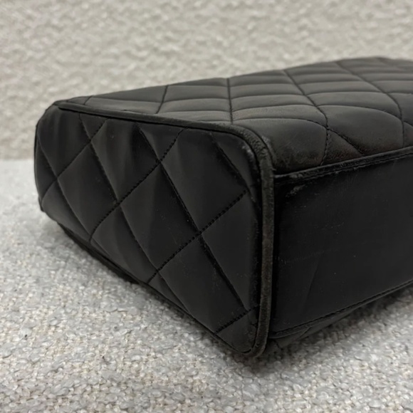 Authentic Pre-Owned CHANEL CC Mark Matelasse Shoulder Bag Lambskin Leather Brown - Picture 9 of 16